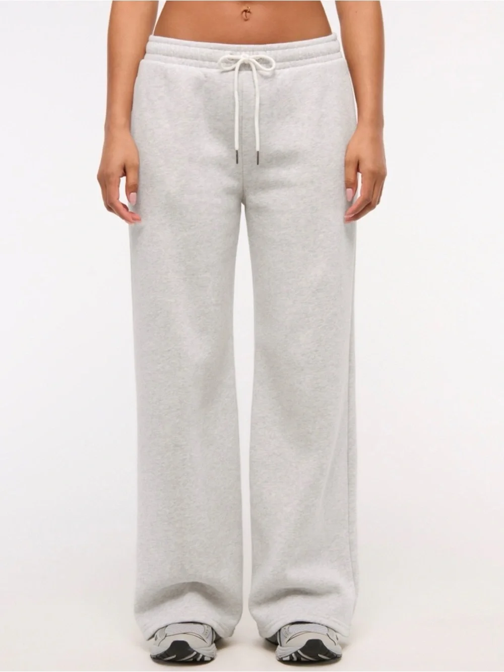 Abercrombie & Fitch High Rise Wide Leg Sweatpant